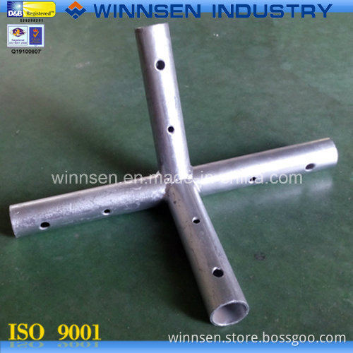4-Way Side/Tee Fitting for Tents Greenhouse Ys39034